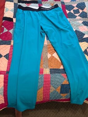 Sketchers Teal Scrub Bottoms with Elastic Waistband XL